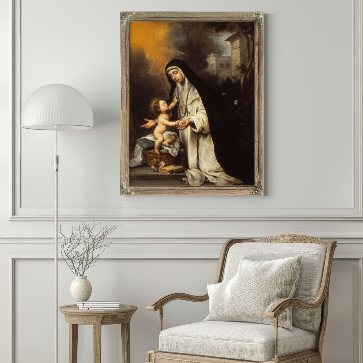 Saint Rose Of Lima by Bartolome Esteban Murillo