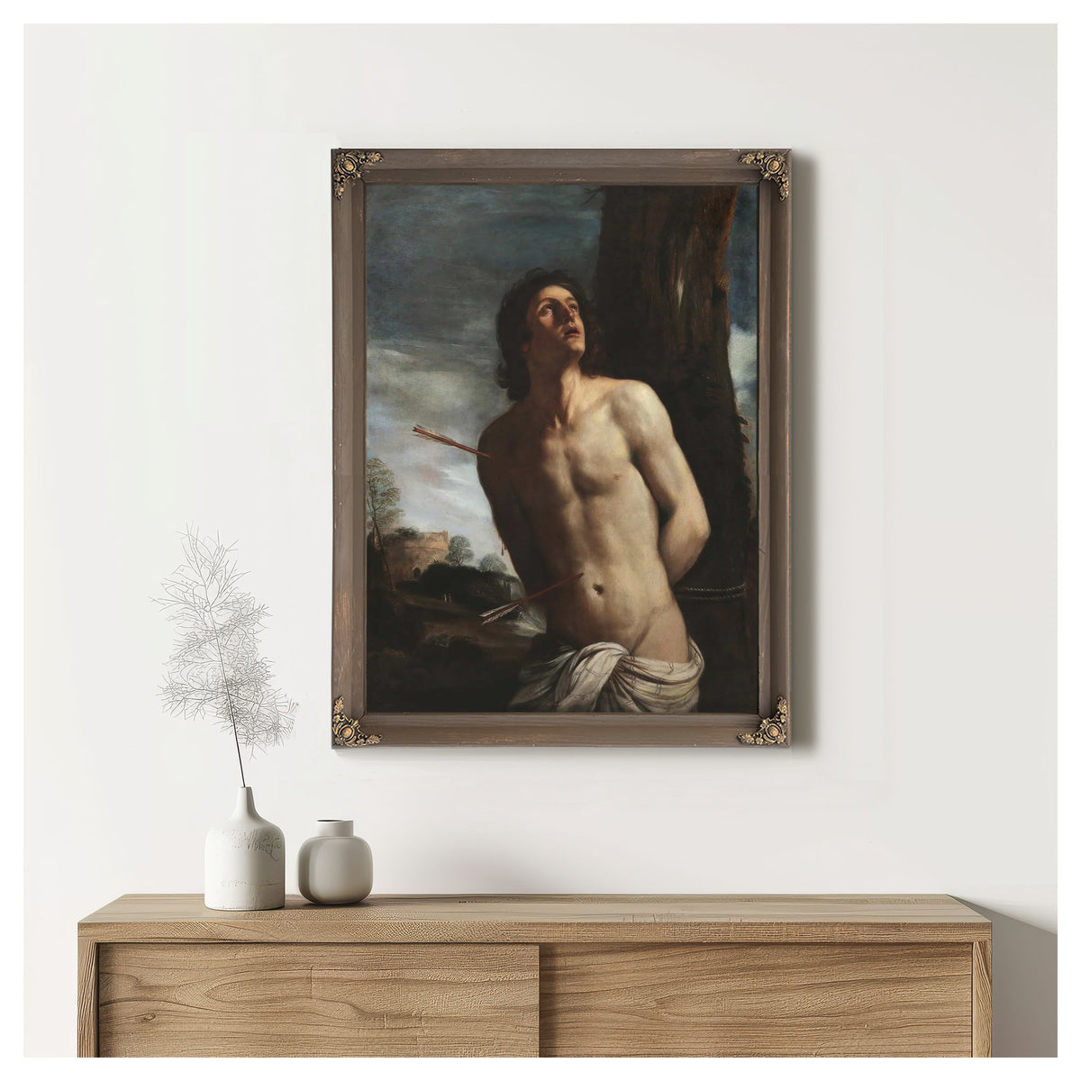 Saint Sebastian by Guercino