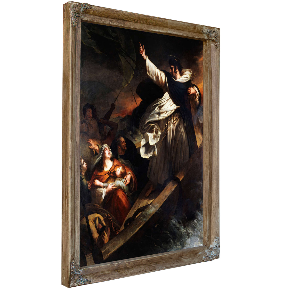 Saint Thomas Aquinas Preaching Trust In God During The Storm by Ary Scheffer