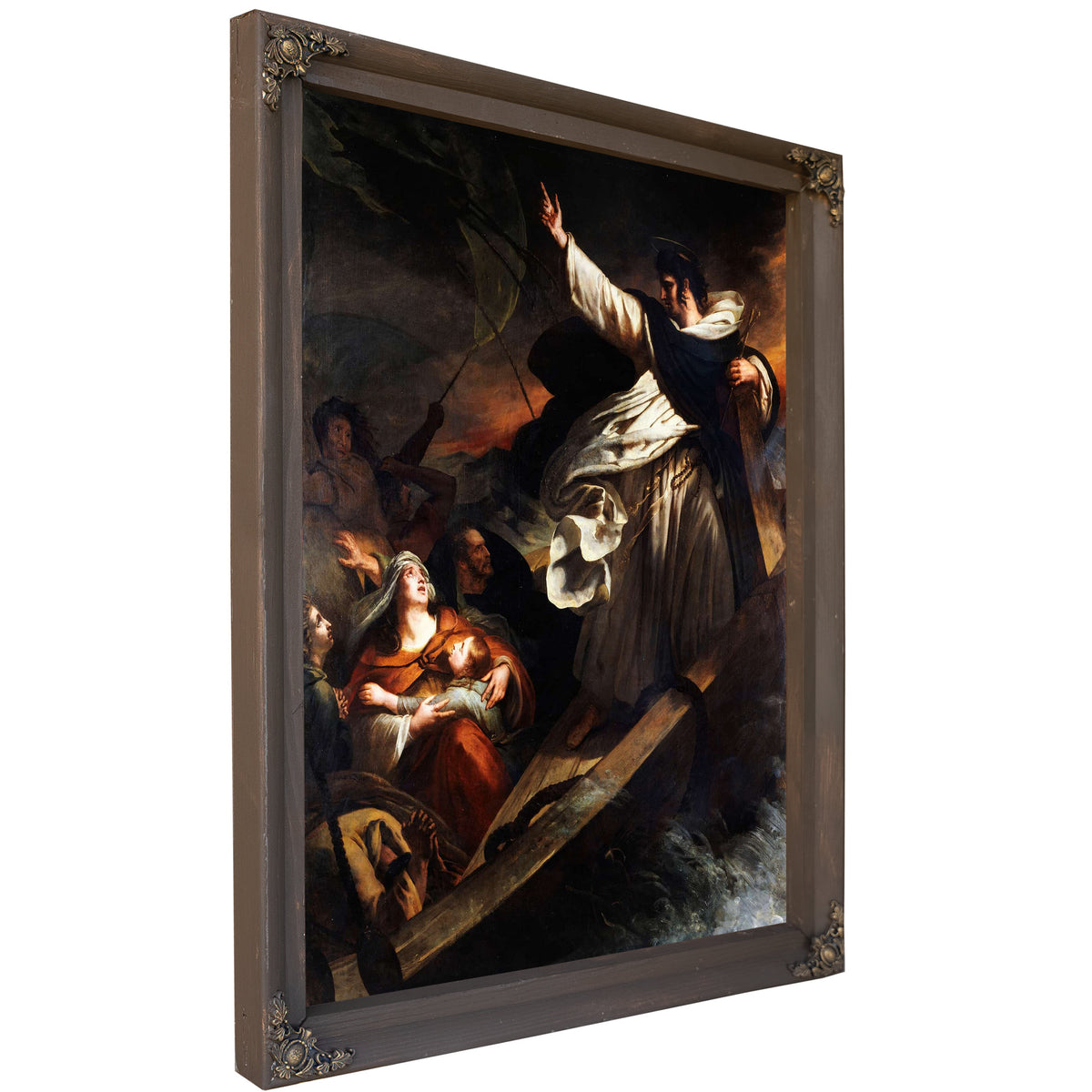 Saint Thomas Aquinas Preaching Trust In God During The Storm by Ary Scheffer