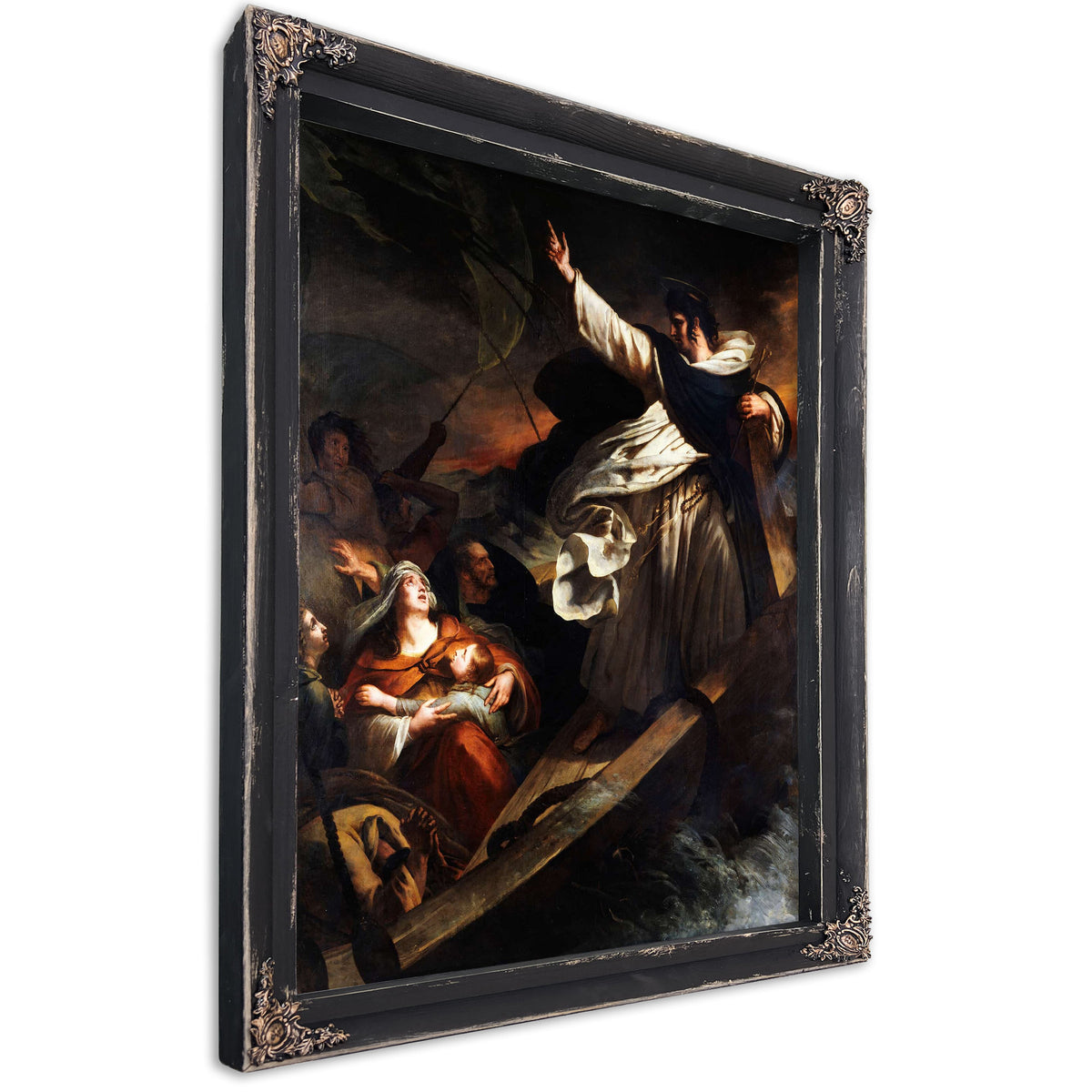 Saint Thomas Aquinas Preaching Trust In God During The Storm by Ary Scheffer