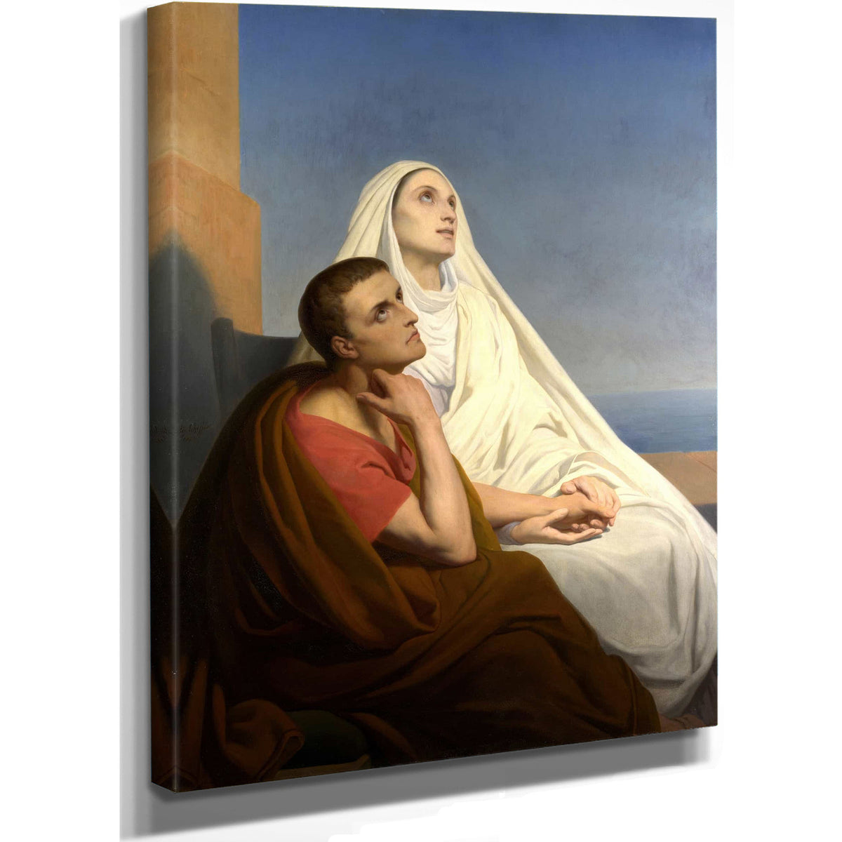 Saints Augustine And Monica by Ary Scheffer