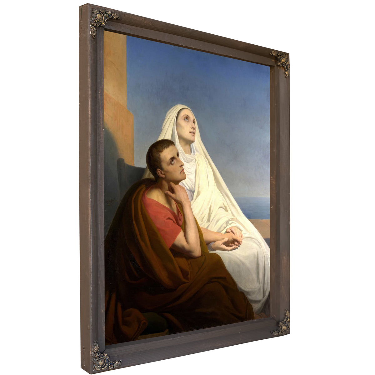 Saints Augustine And Monica by Ary Scheffer