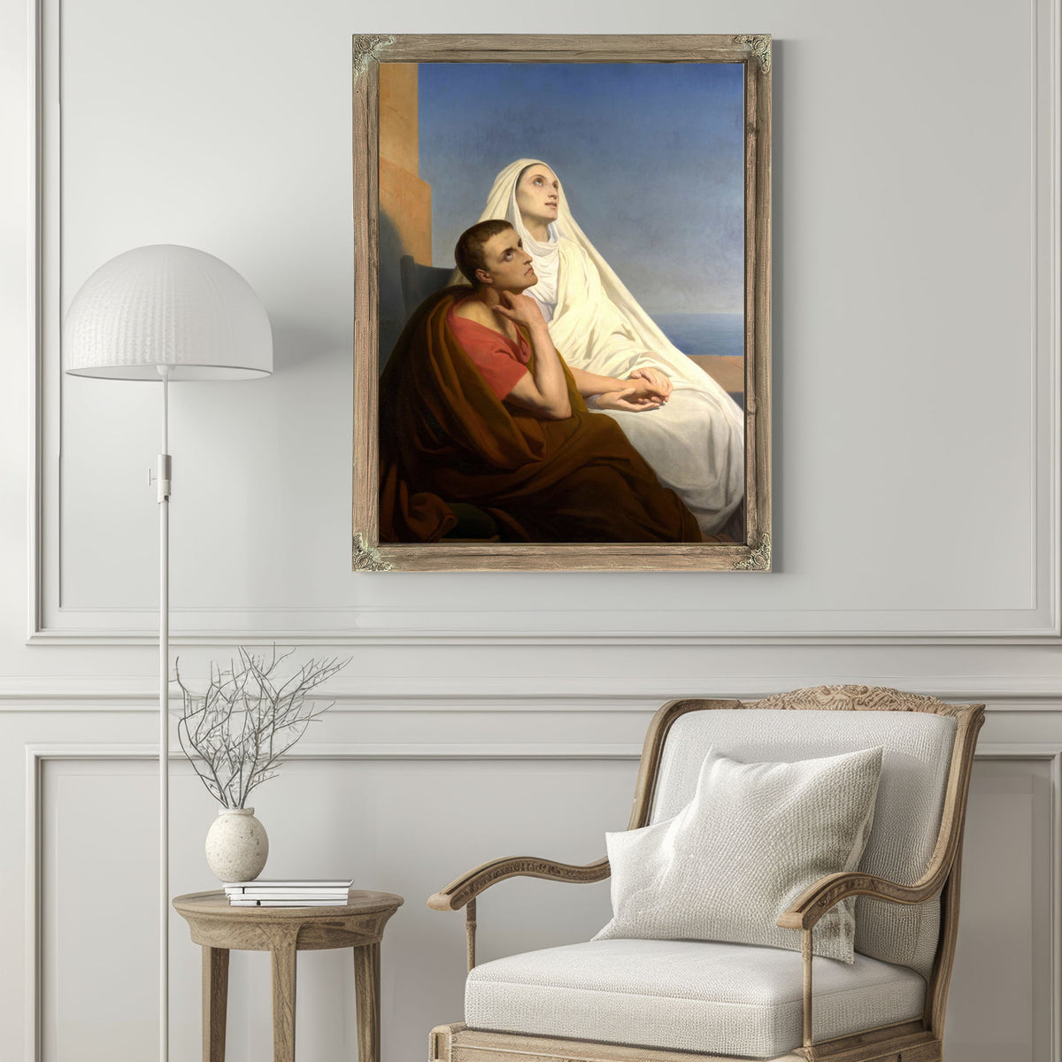 Saints Augustine And Monica by Ary Scheffer