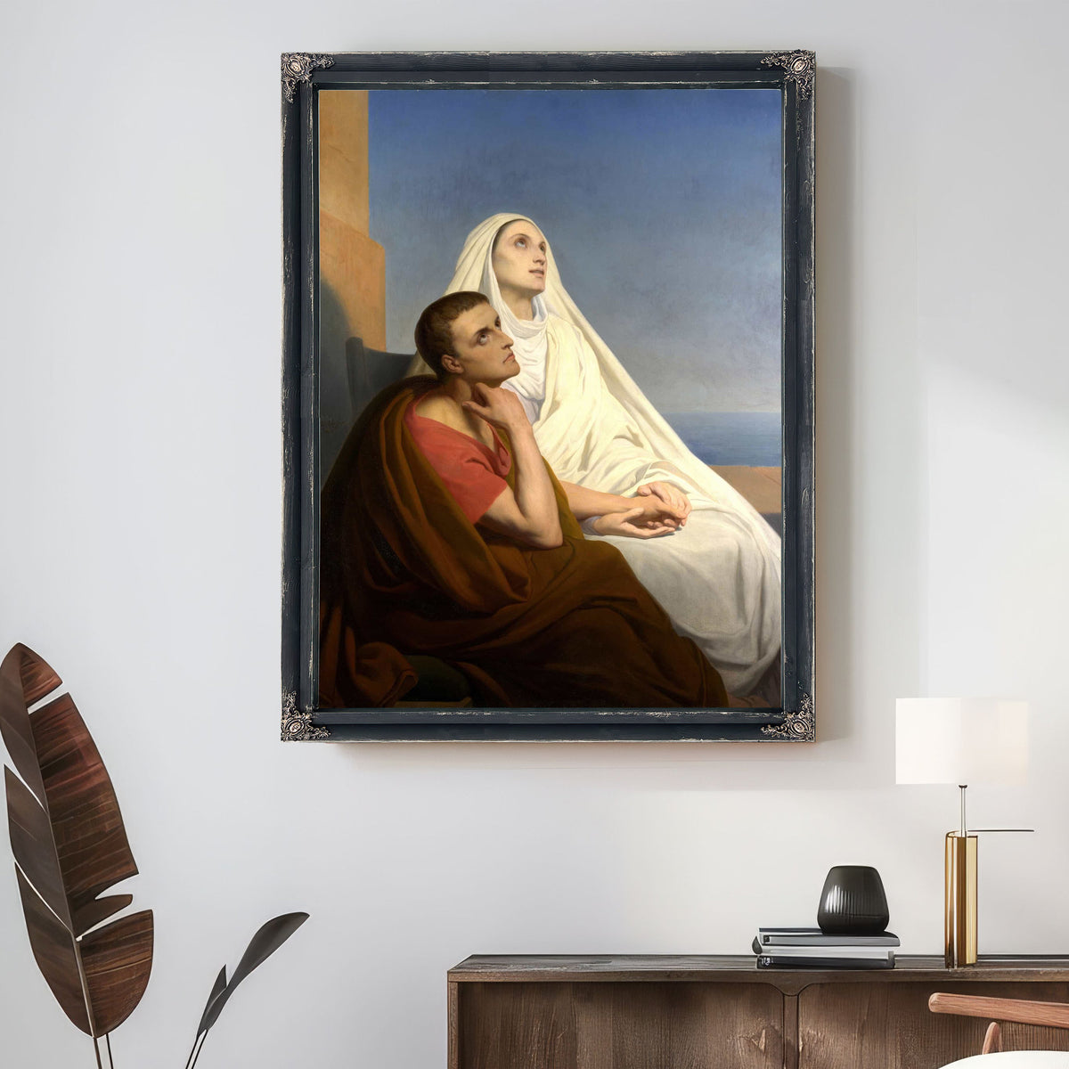 Saints Augustine And Monica by Ary Scheffer