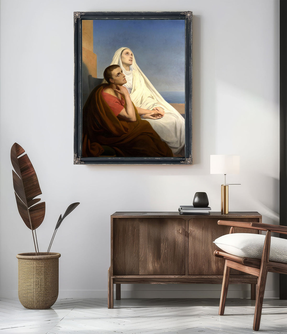 Saints Augustine And Monica by Ary Scheffer