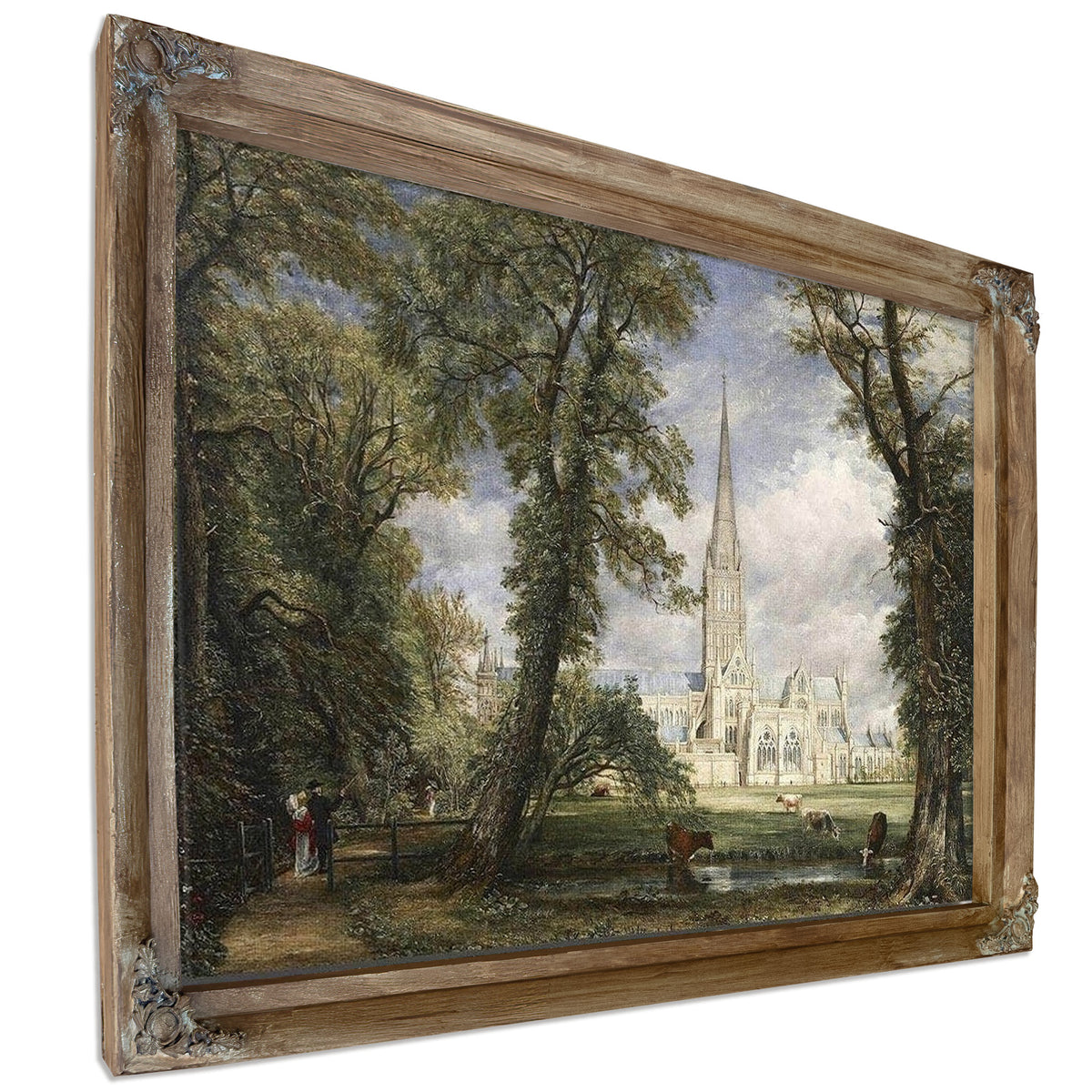 Salisbury Cathedral From The Bishop's Garden By John Constable