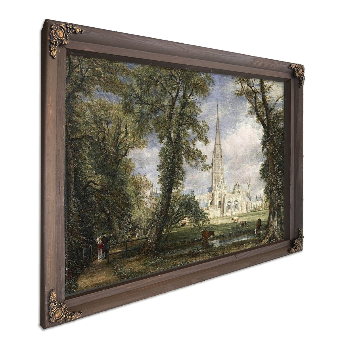 Salisbury Cathedral From The Bishop's Garden By John Constable