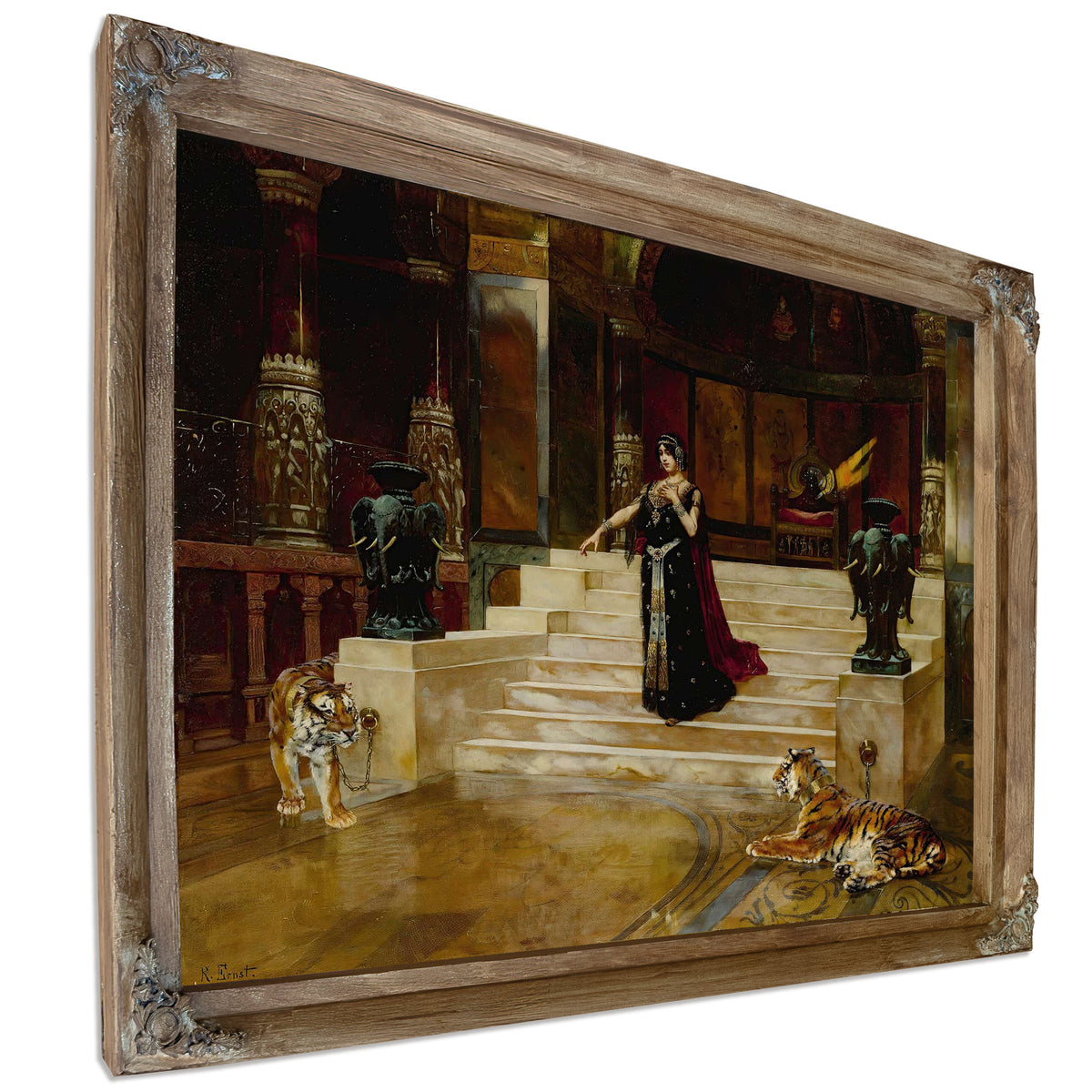 Salome And The Tigers by Rudolf Ernst
