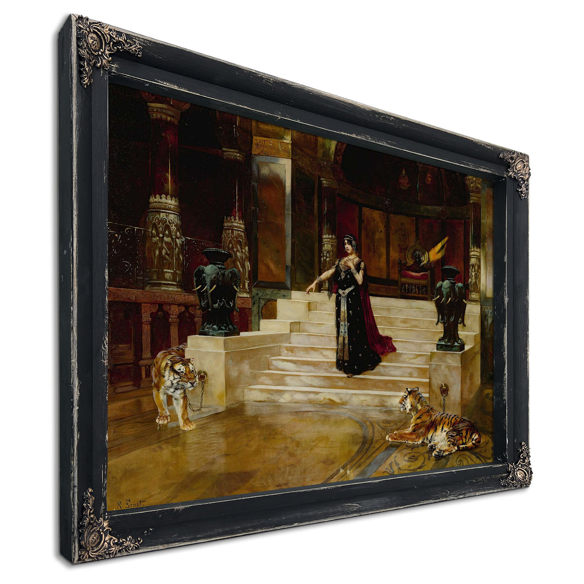 Salome And The Tigers by Rudolf Ernst