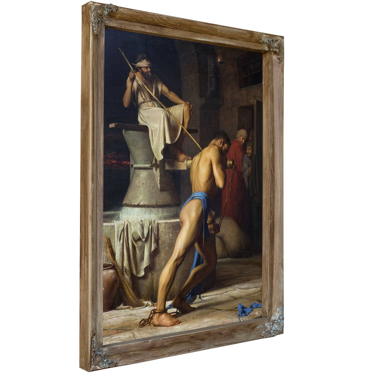 Samson And The Philistines by Carl Bloch