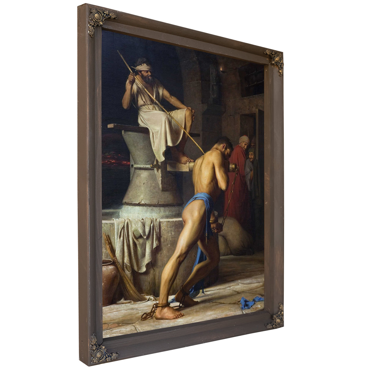 Samson And The Philistines by Carl Bloch