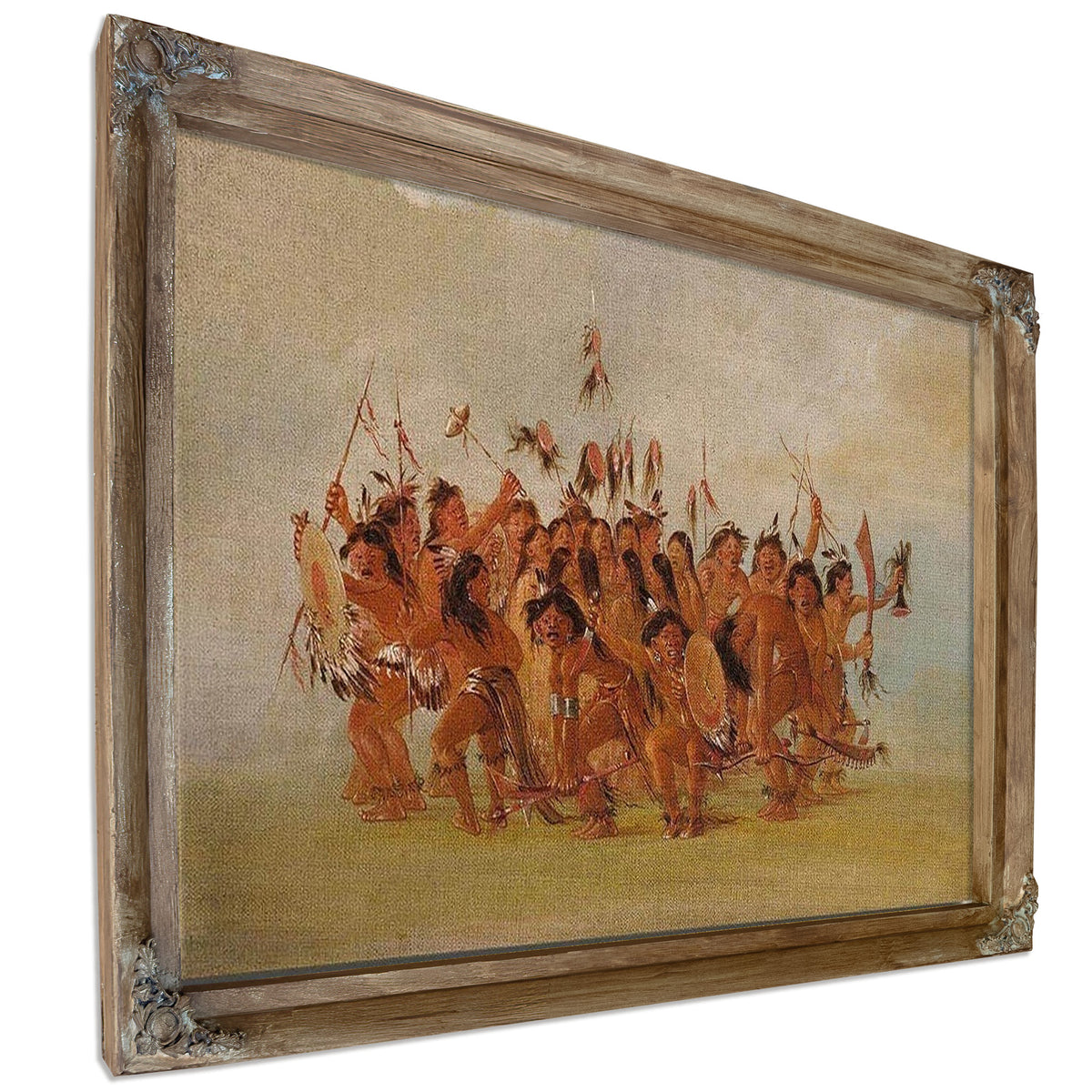 Scalp Dance, Mouth Of The Teton River By George Catlin