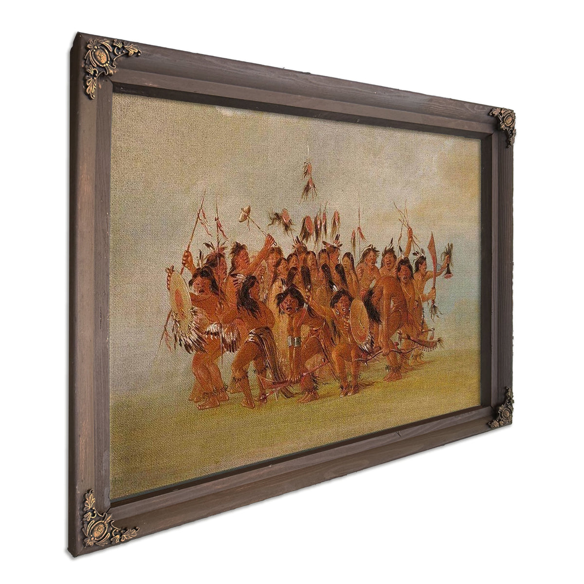 Scalp Dance, Mouth Of The Teton River By George Catlin