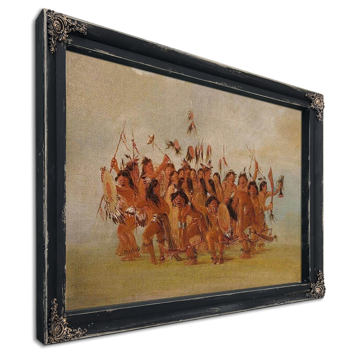 Scalp Dance, Mouth Of The Teton River By George Catlin