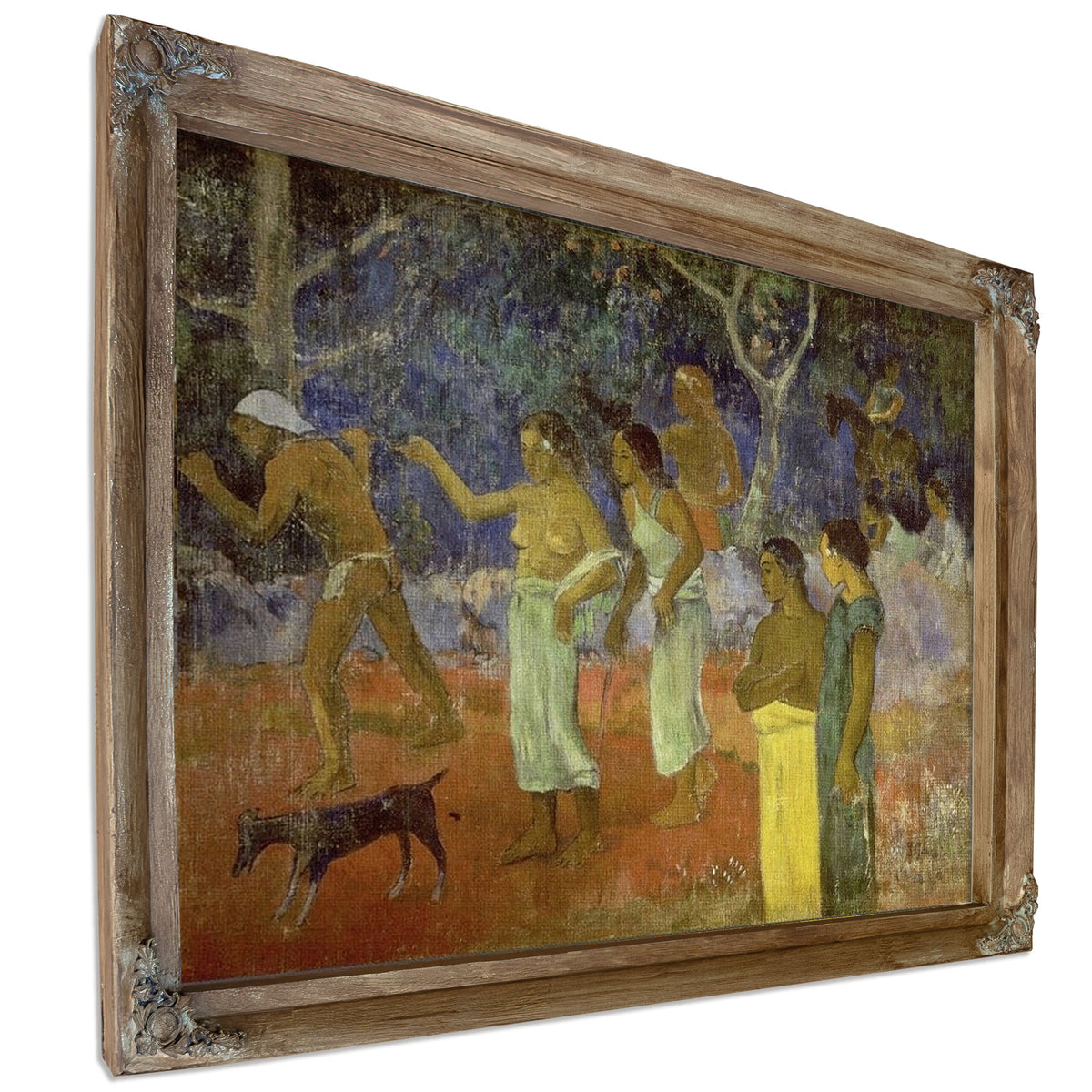 Scene From Tahitian Life By Paul Gauguin