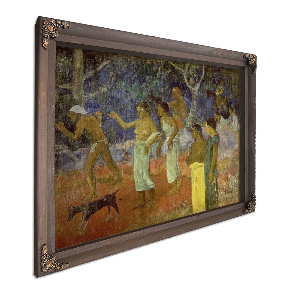 Scene From Tahitian Life By Paul Gauguin