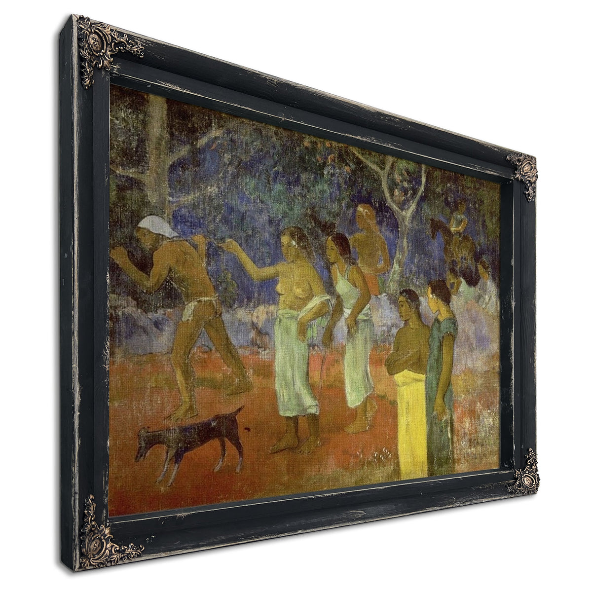 Scene From Tahitian Life By Paul Gauguin