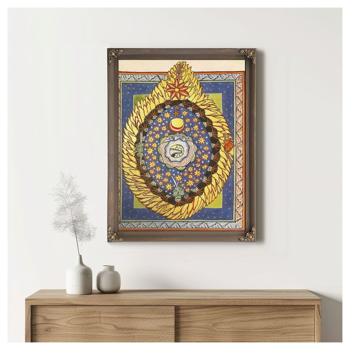 Scivias I.3 God Cosmos And Humanity 1165 By Hildegard Von Bingen