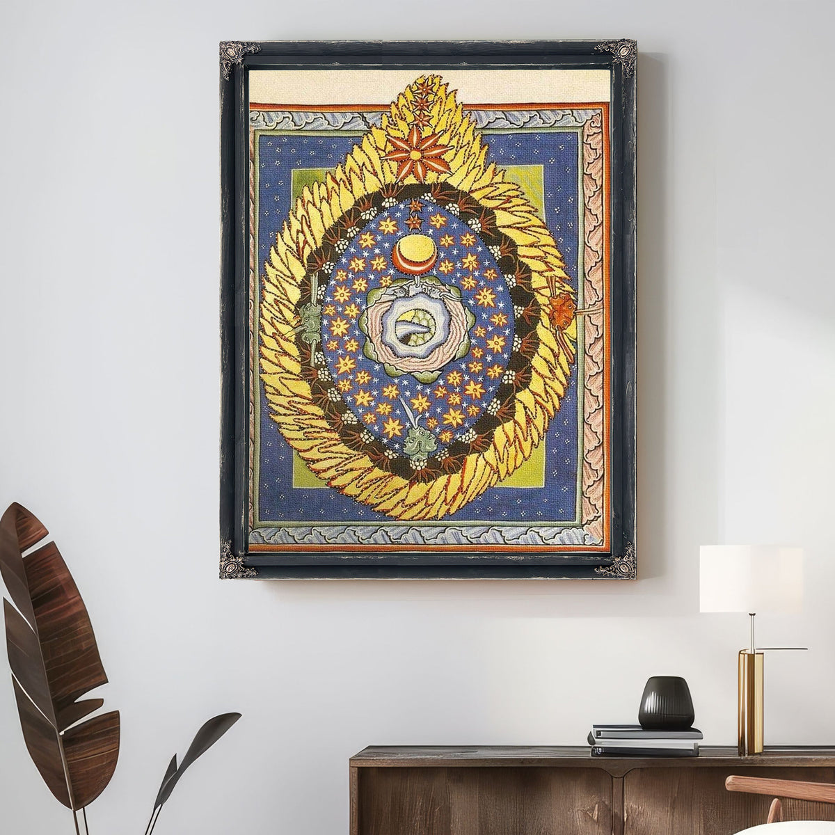 Scivias I.3 God Cosmos And Humanity 1165 By Hildegard Von Bingen