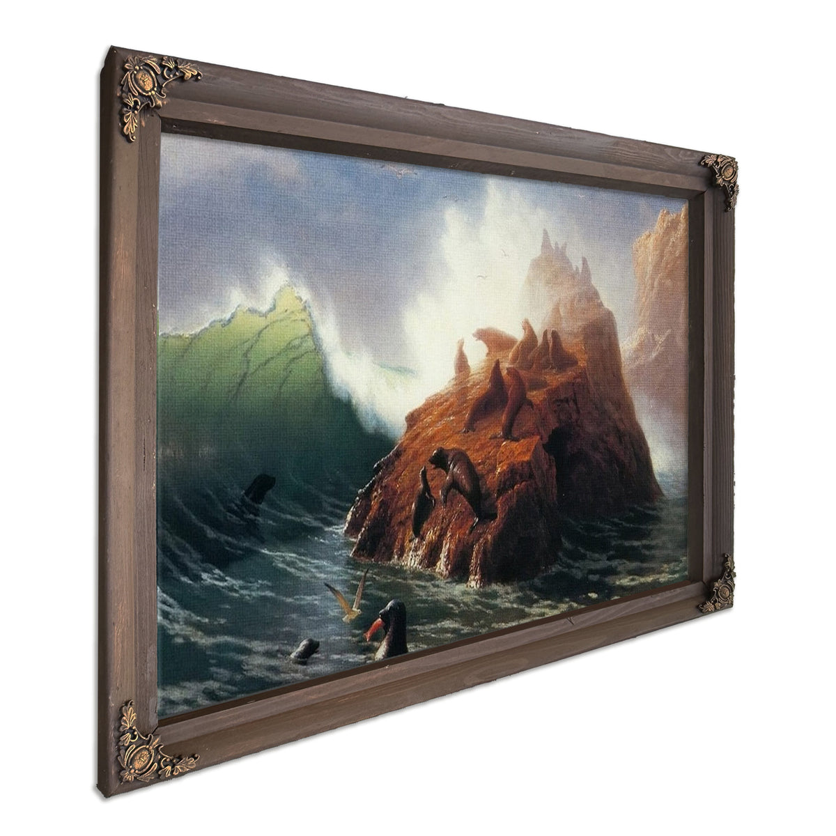 Seal Rock By Albert Bierstadt