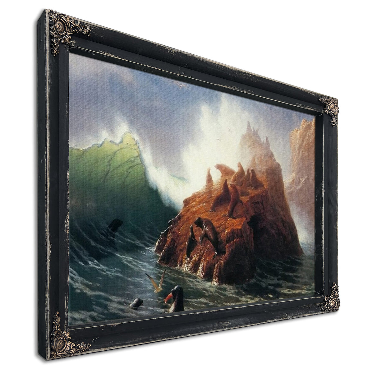 Seal Rock By Albert Bierstadt