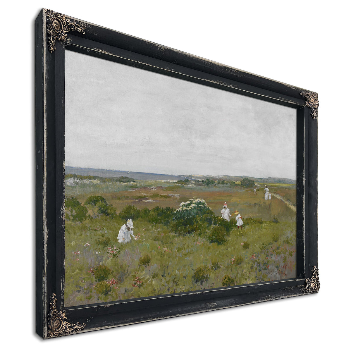 Seaside Flowers by William Merritt Chase
