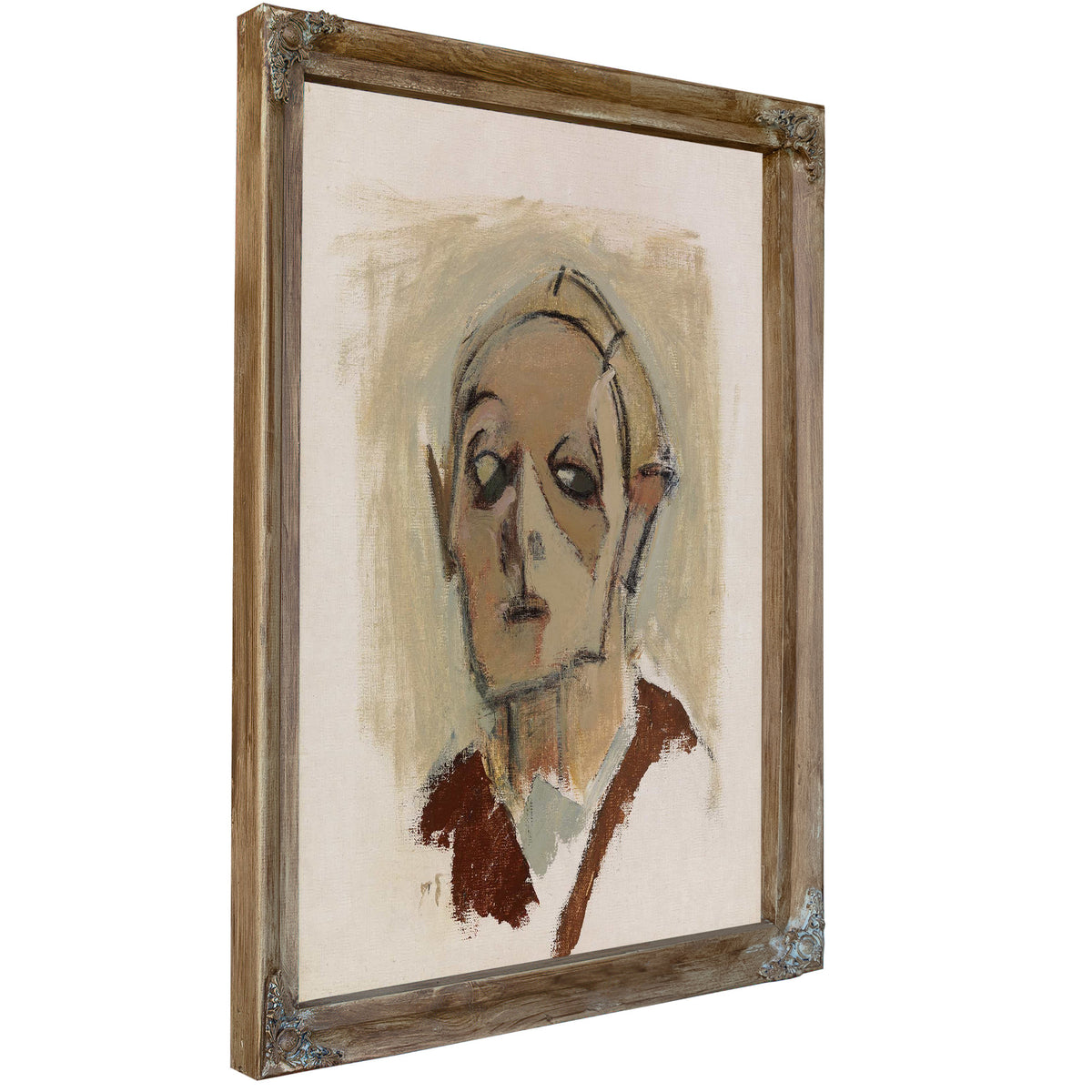 Self Portrait En Face I by Helene Schjerfbeck