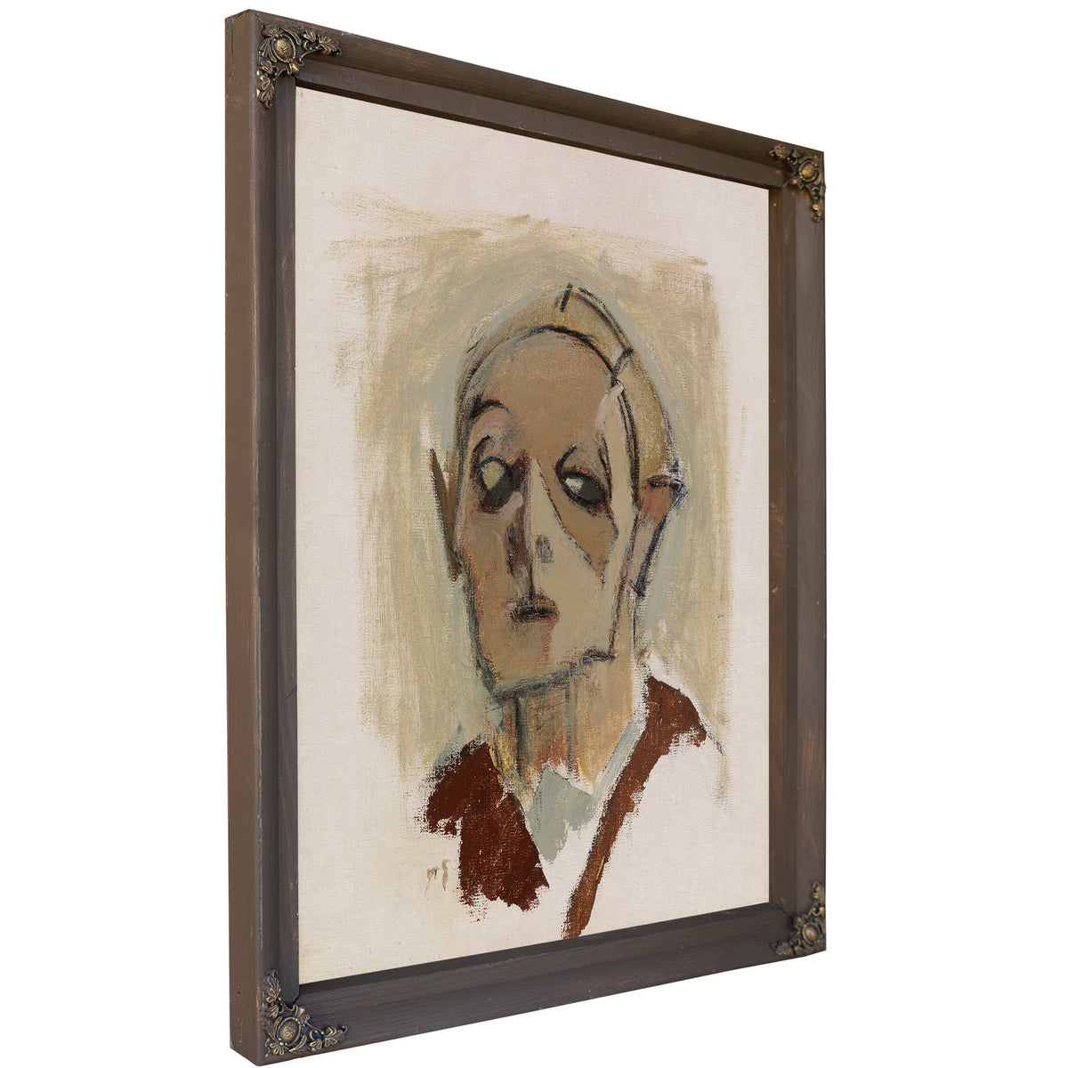 Self Portrait En Face I by Helene Schjerfbeck
