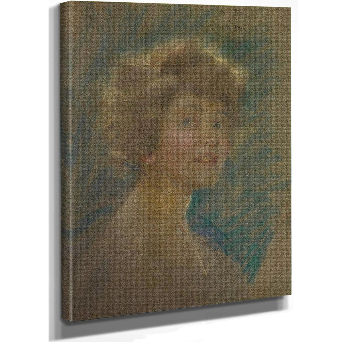 Self Portrait In Light Tones. By Alice Pike Barney