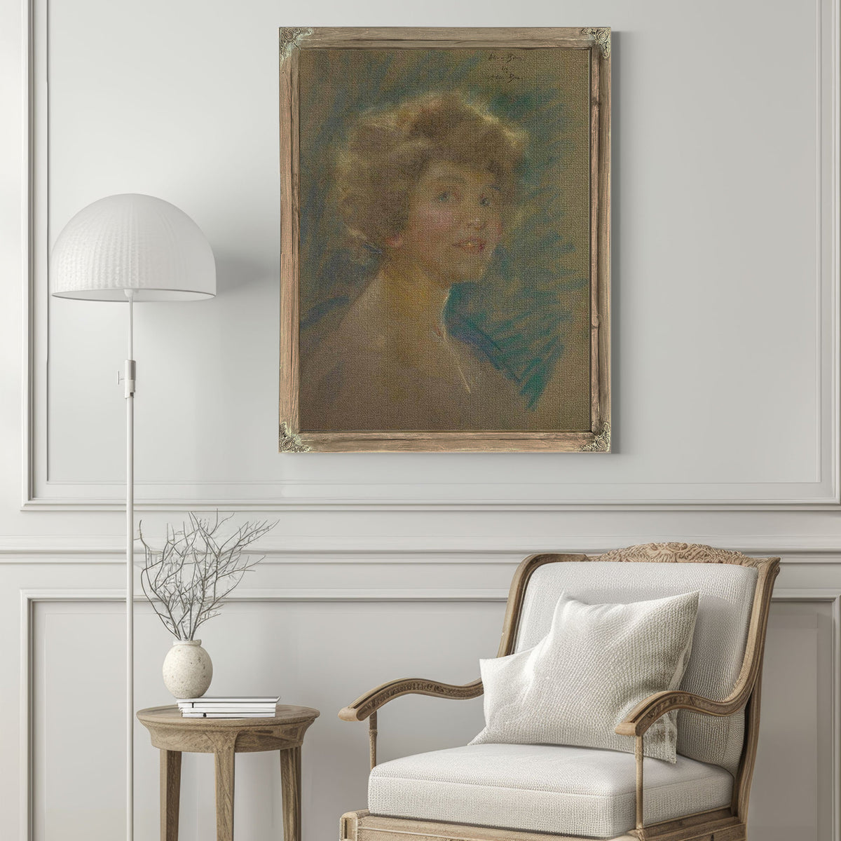 Self Portrait In Light Tones. By Alice Pike Barney