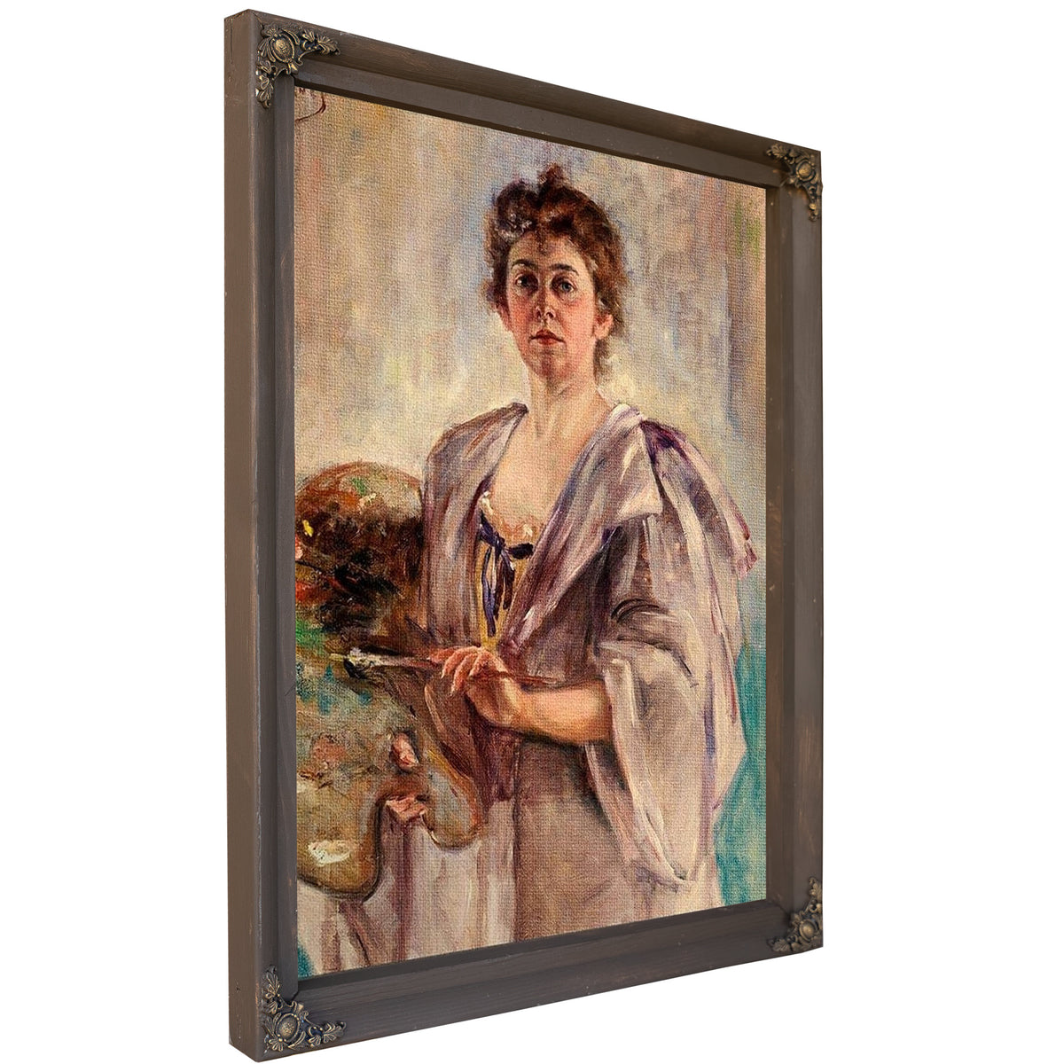 Self Portrait In Painting Robe By Alice Pike Barney