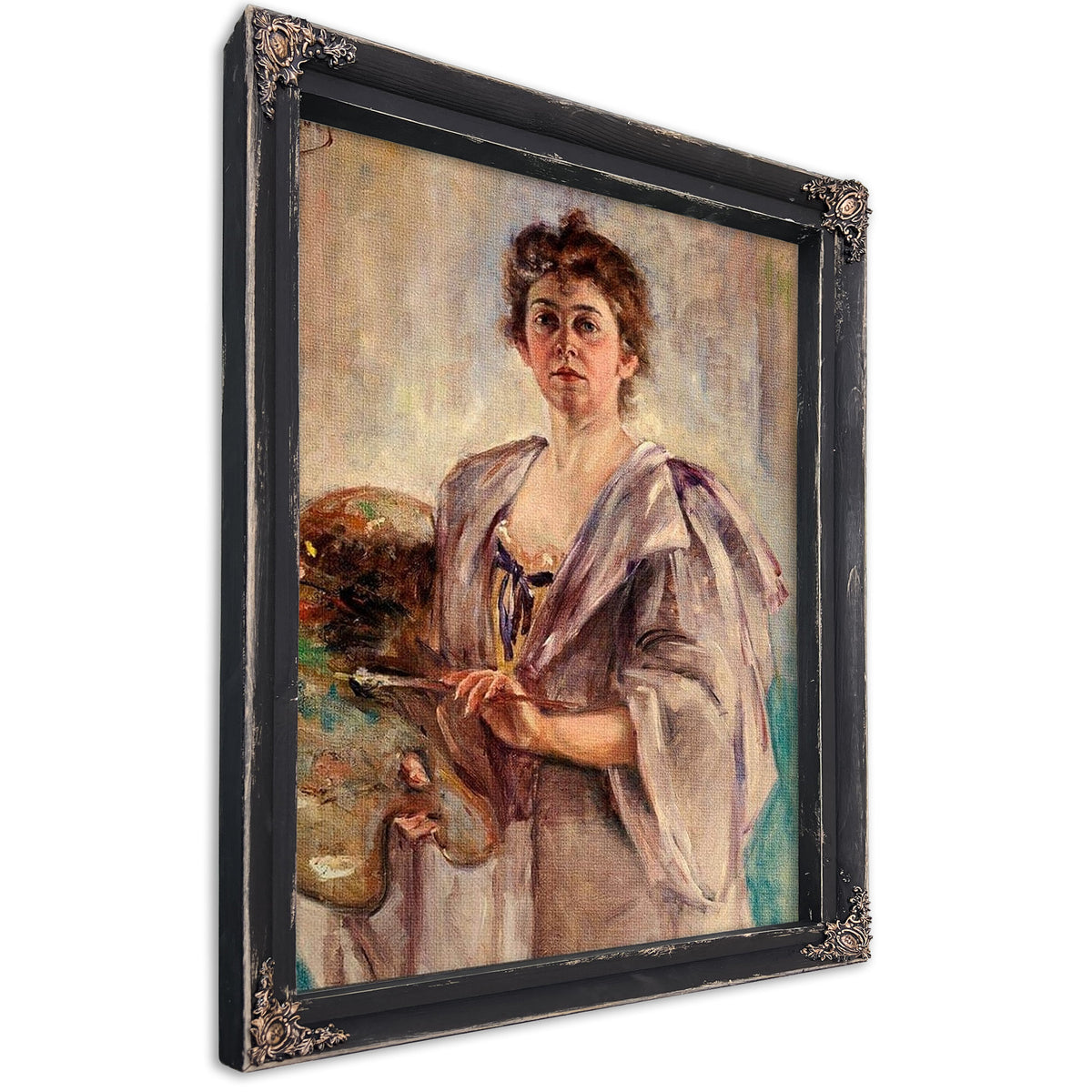 Self Portrait In Painting Robe By Alice Pike Barney