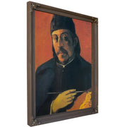 Self Portrait With A Palette By Paul Gauguin