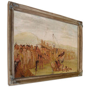 Self Torture In A Sioux Religious Ceremony By George Catlin