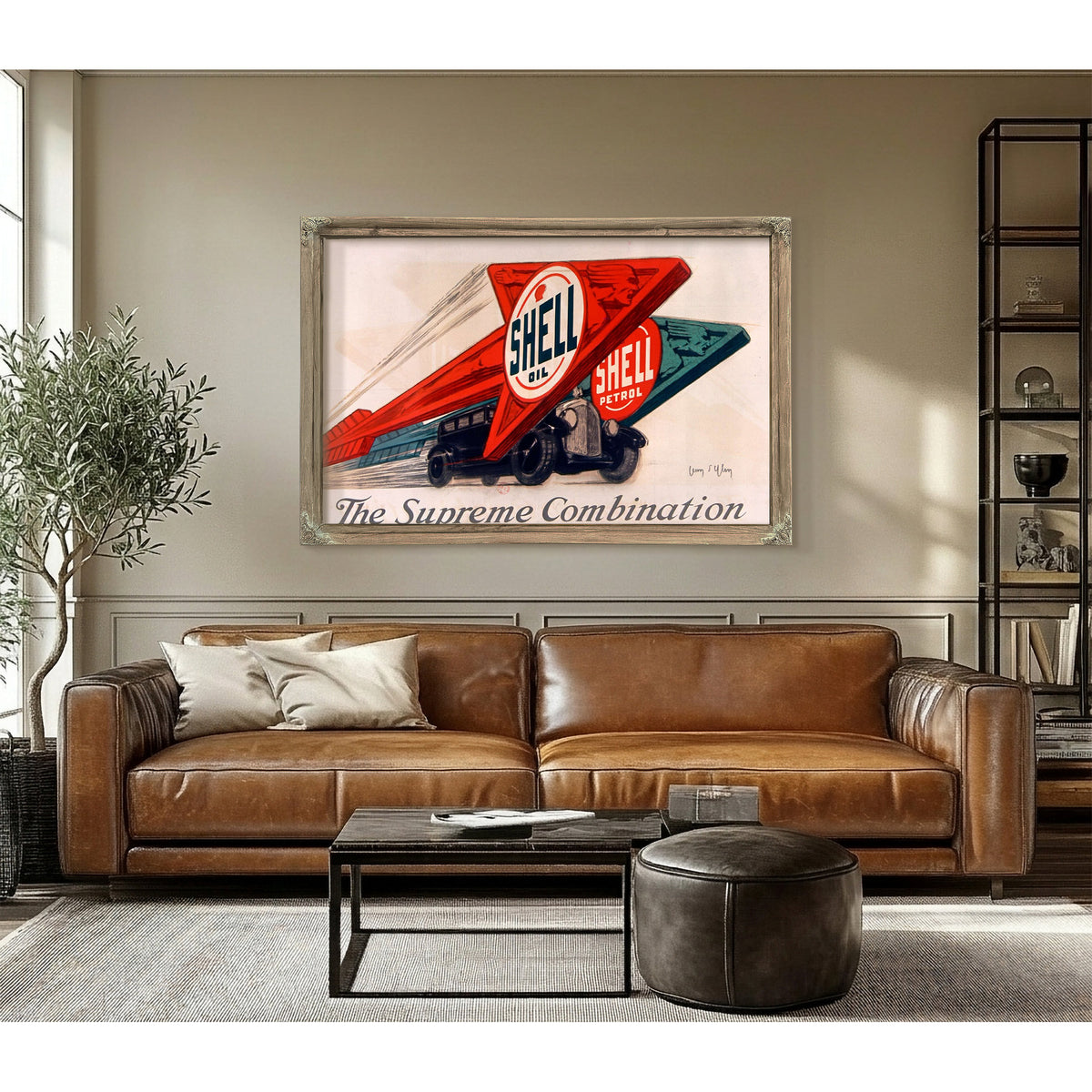 Shell Oil Shell Petrol The Supreme Combination by Jean Dylen