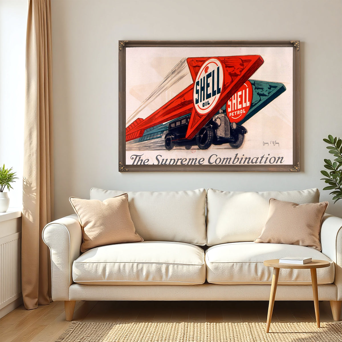 Shell Oil Shell Petrol The Supreme Combination by Jean Dylen
