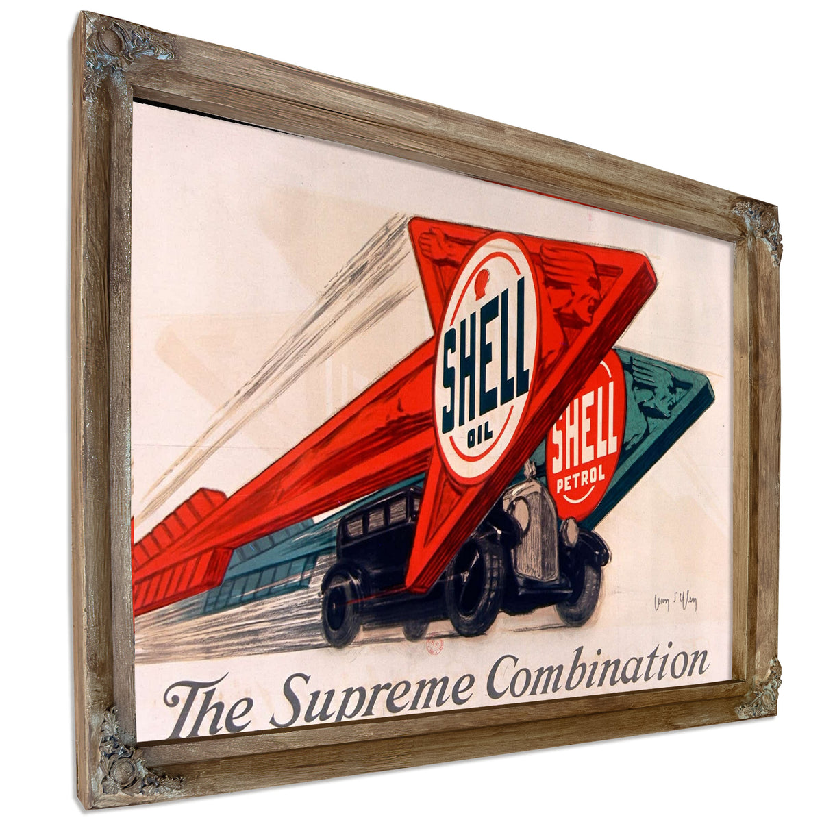 Shell Oil Shell Petrol The Supreme Combination by Jean Dylen