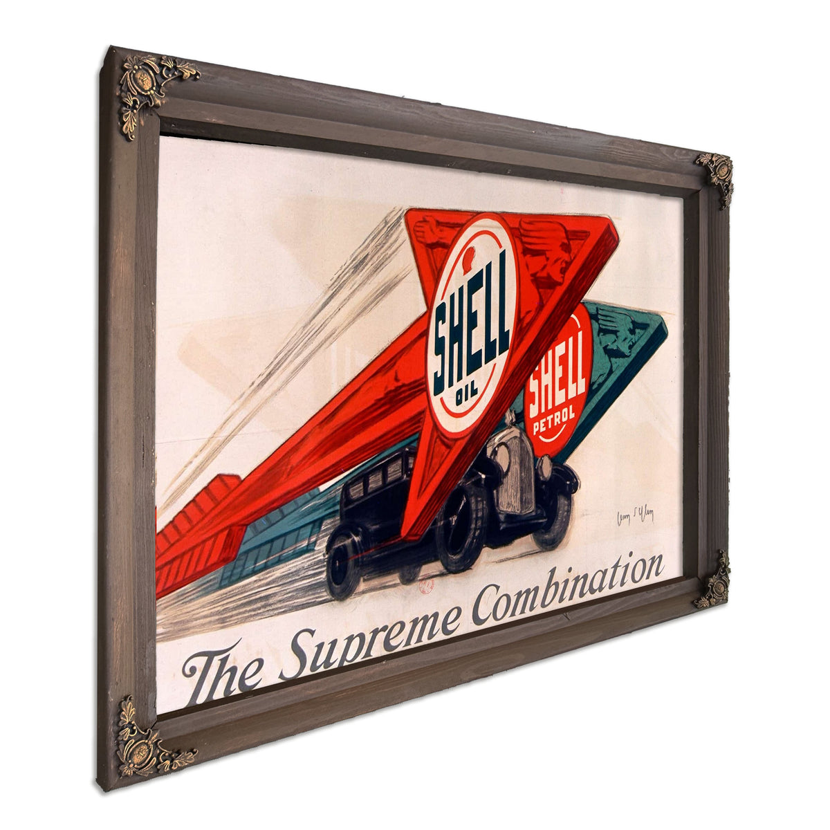 Shell Oil Shell Petrol The Supreme Combination by Jean Dylen