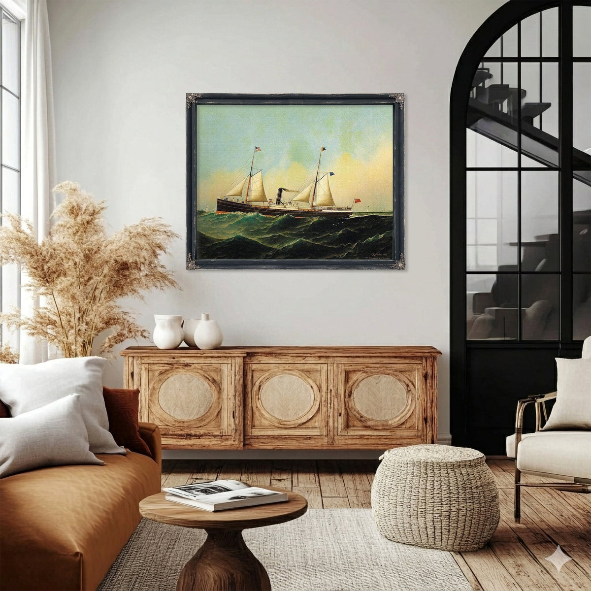 Ship Jona 1884 By Antonio Jacobsen