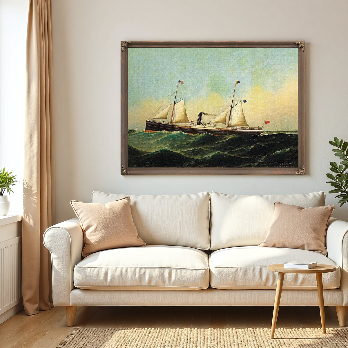 Ship Jona 1884 By Antonio Jacobsen
