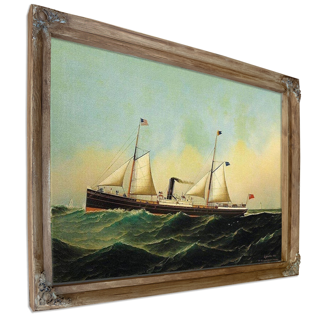 Ship Jona 1884 By Antonio Jacobsen