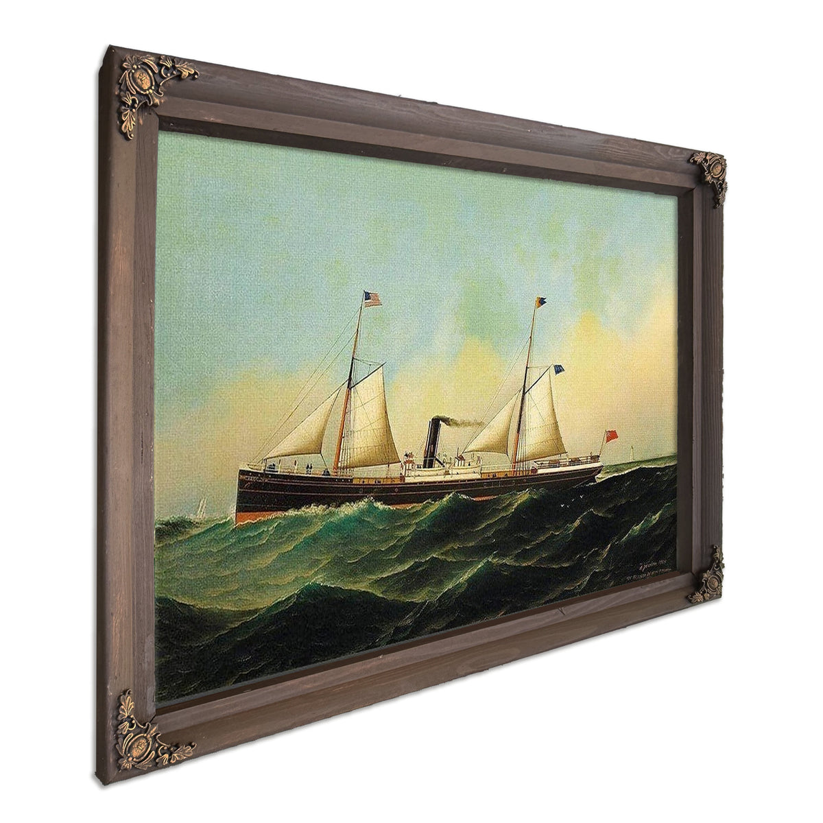 Ship Jona 1884 By Antonio Jacobsen