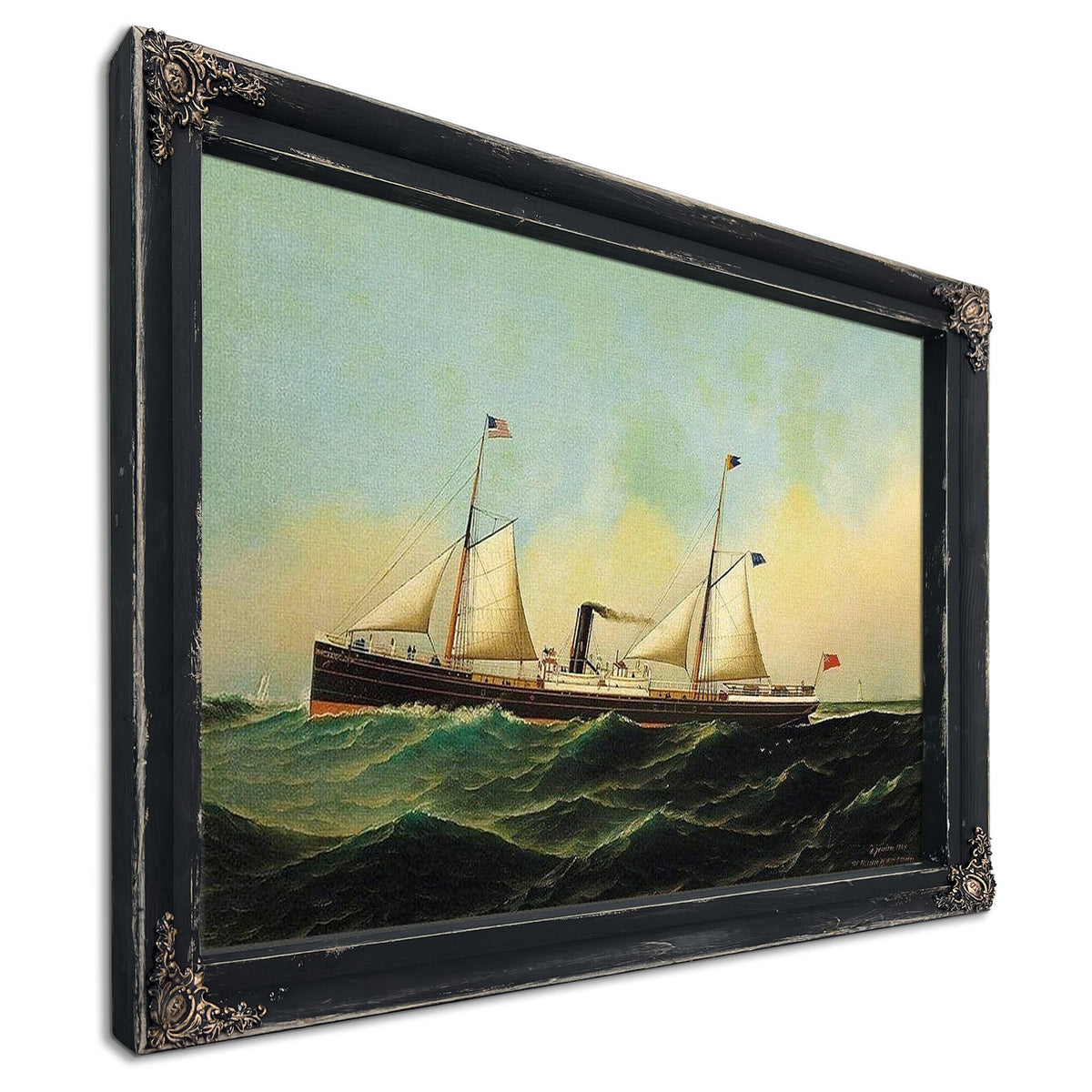 Ship Jona 1884 By Antonio Jacobsen