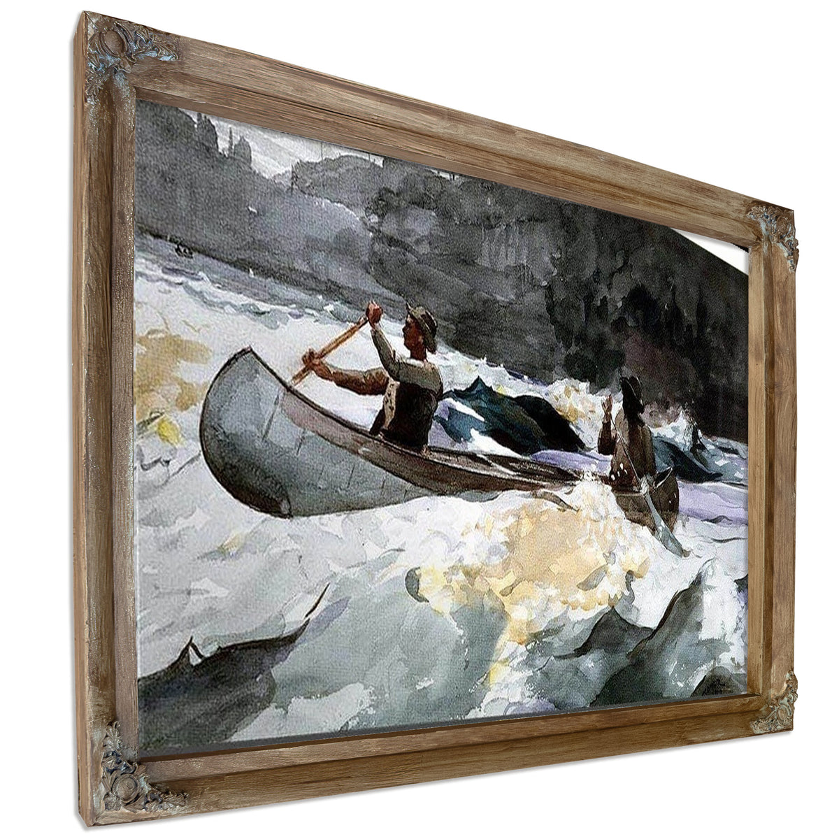 Shooting The Rapids By Winslow Homer