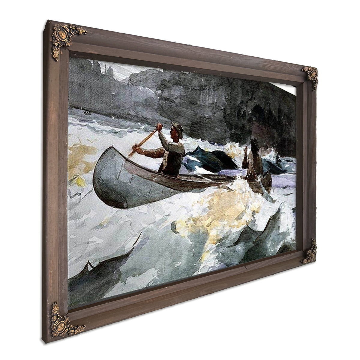 Shooting The Rapids By Winslow Homer