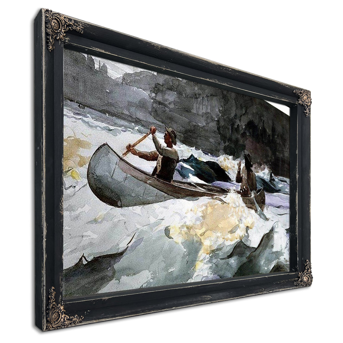 Shooting The Rapids By Winslow Homer