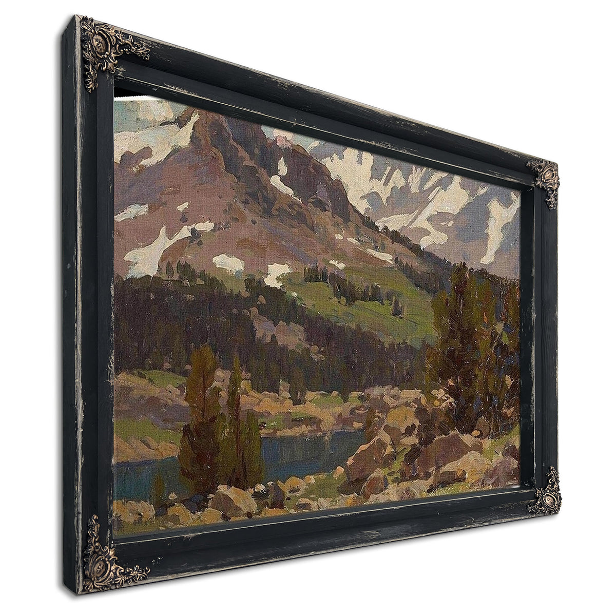 Sierra Slopes And Lake By Edgar Payne1