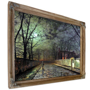 Silver Moonlight Painting John Atkinson Grimshaw Canvas Art