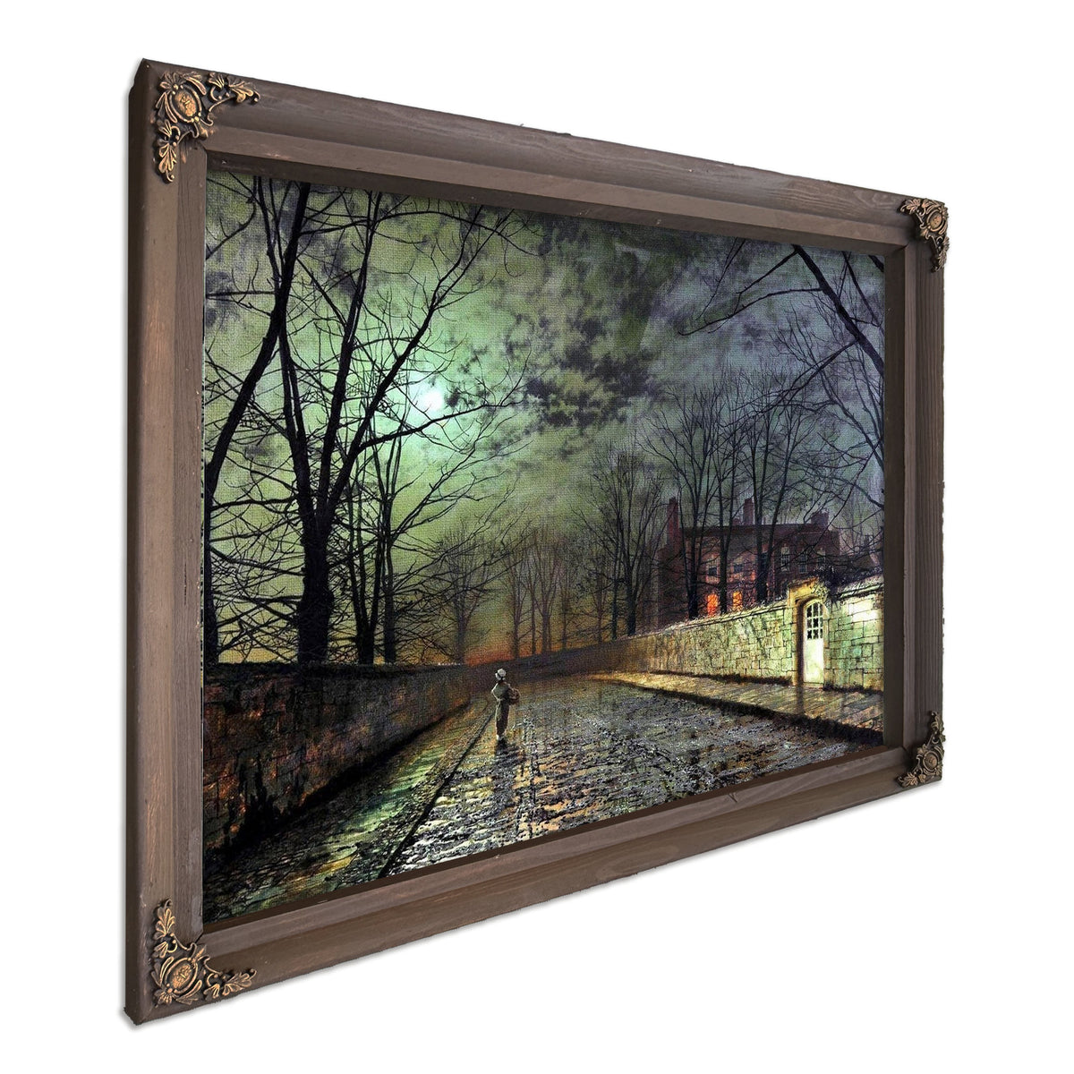 Silver Moonlight Painting John Atkinson Grimshaw Canvas Art